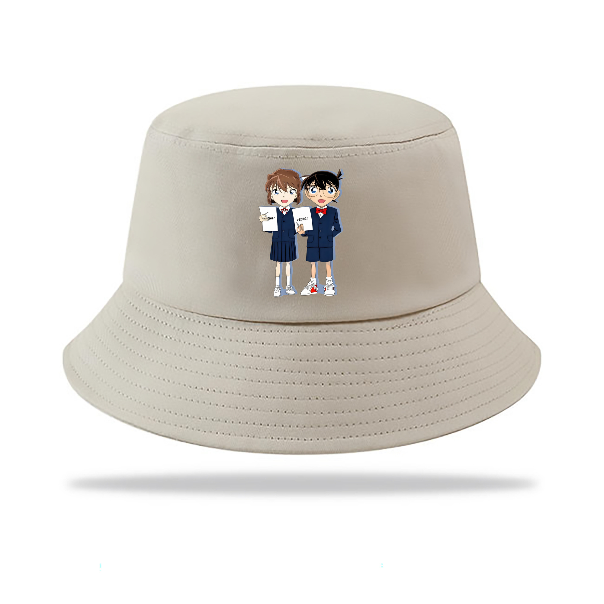 （画像用） 名探偵コナン 灰原 哀 はいばら あい Detective Conan Anita Hailey、Vi Graythorn Haibara Ai アウトドア日除けバケットハット